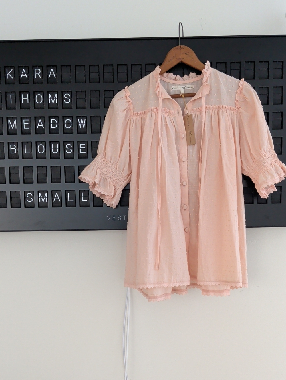 Kara Thomas Meadow Blouse- Small